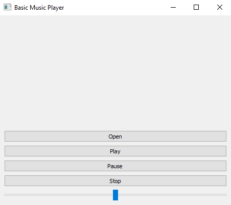 Python: Basic Music Player Tkinter and Pygame using Pyqt5.