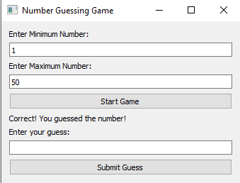 Python: Number Guessing Game.