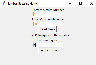 Python: Number Guessing Game.