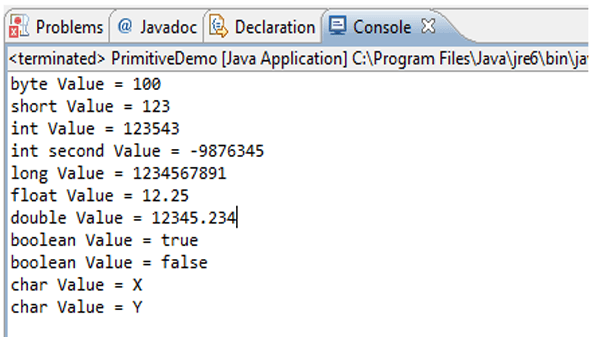 Example Of Declaration In Java Certify Letter