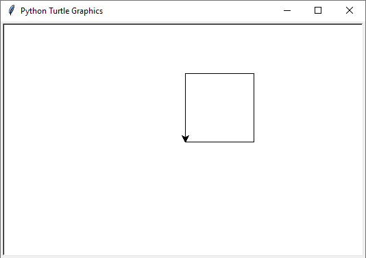 Python: Basic Drawing using user Commands.